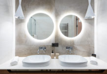 10 Best Lighted Wall Mounted Makeup Mirrors To Change Your Make Up Game lighted-Wall-mounted-makeup-mirrors
