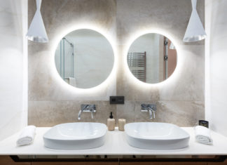 10 Best Lighted Wall Mounted Makeup Mirrors To Change Your Make Up Game lighted-Wall-mounted-makeup-mirrors